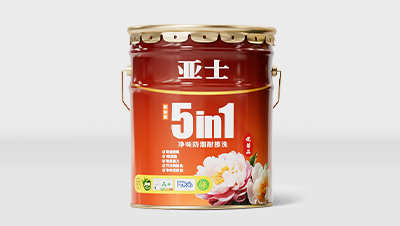 亚士雅加丽防潮耐擦洗5合1净味内墙水漆 20KG